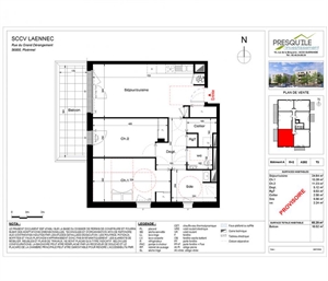 t3 à la vente -   56800  PLOERMEL, surface 65 m2 vente t3 - UBI470904413